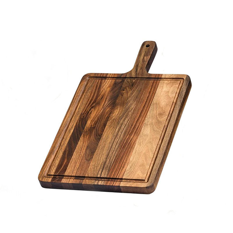 Personalized Acacia Wood Cutting Board with Juice Groove - Custom Engraved Chopping Board for Kitchen, Meat & Vegetable - Unique Wedding, Housewarming & Anniversary Gift