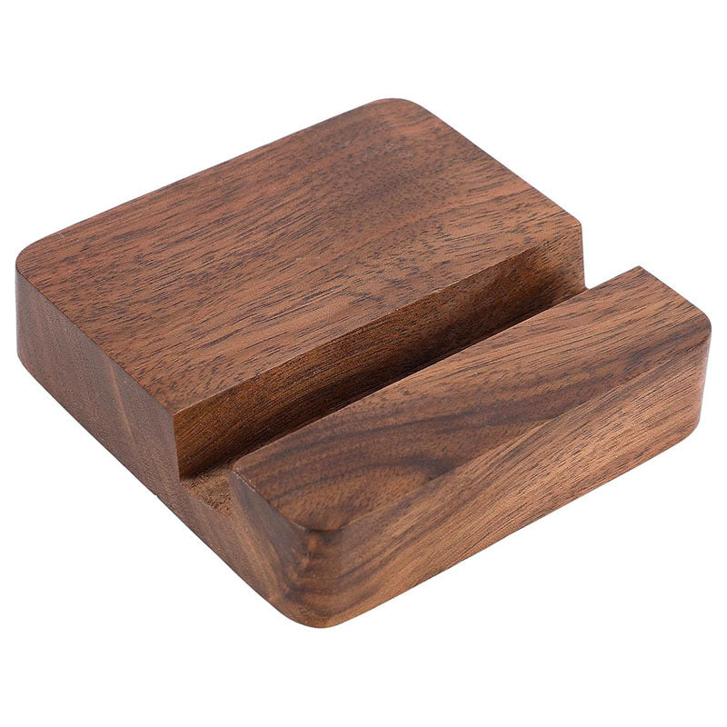 Mobile Phone Holder - Natural Hardwood Phone Stand for Desk & Nightstand, Accept Custom Orders