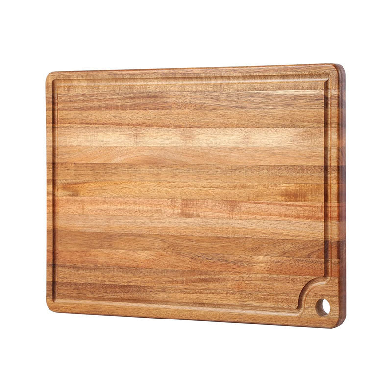 Personalized Acacia Wood Cutting Board with Juice Groove - Custom Engraved Chopping Board for Kitchen, Meat & Vegetable - Unique Wedding, Housewarming & Anniversary Gift