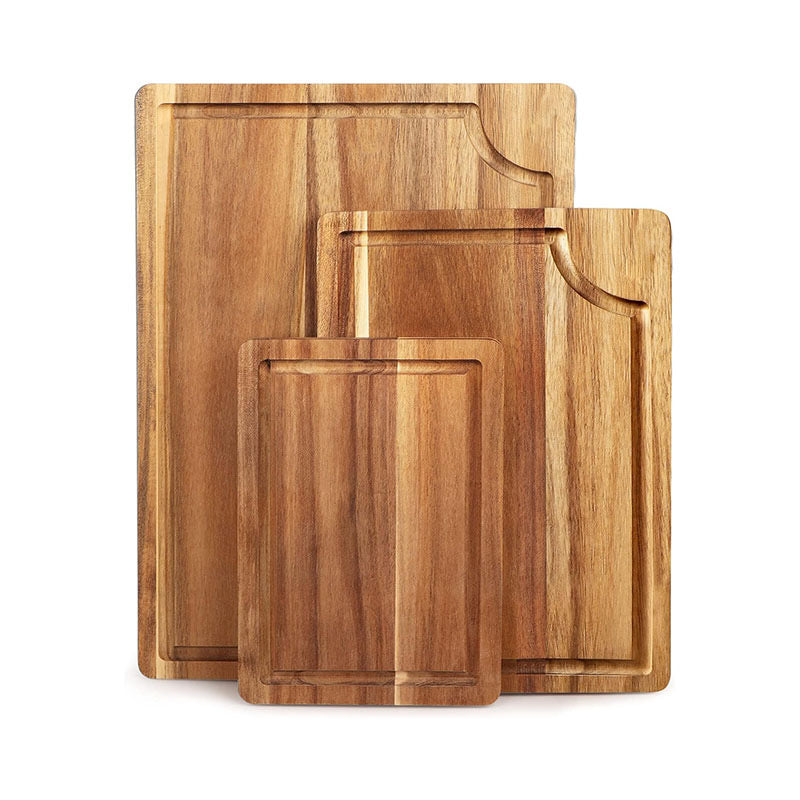 Personalized Acacia Wood Cutting Board with Juice Groove - Custom Engraved Chopping Board for Kitchen, Meat & Vegetable - Unique Wedding, Housewarming & Anniversary Gift