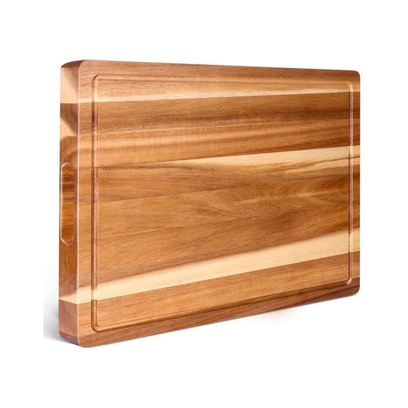 Personalized Acacia Wood Cutting Board with Juice Groove - Custom Engraved Chopping Board for Kitchen, Meat & Vegetable - Unique Wedding, Housewarming & Anniversary Gift