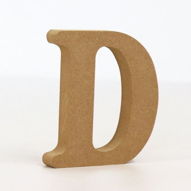 Freestanding Unfinished MDF Wooden Letters for DIY Crafting & Wedding Party Decor