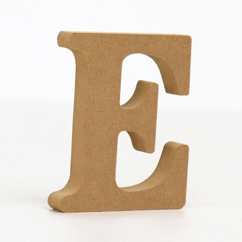 Freestanding Unfinished MDF Wooden Letters for DIY Crafting & Wedding Party Decor