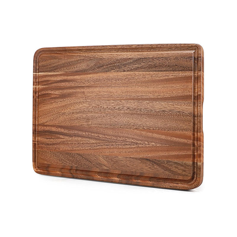 Personalized Acacia Wood Cutting Board with Juice Groove - Custom Engraved Chopping Board for Kitchen, Meat & Vegetable - Unique Wedding, Housewarming & Anniversary Gift