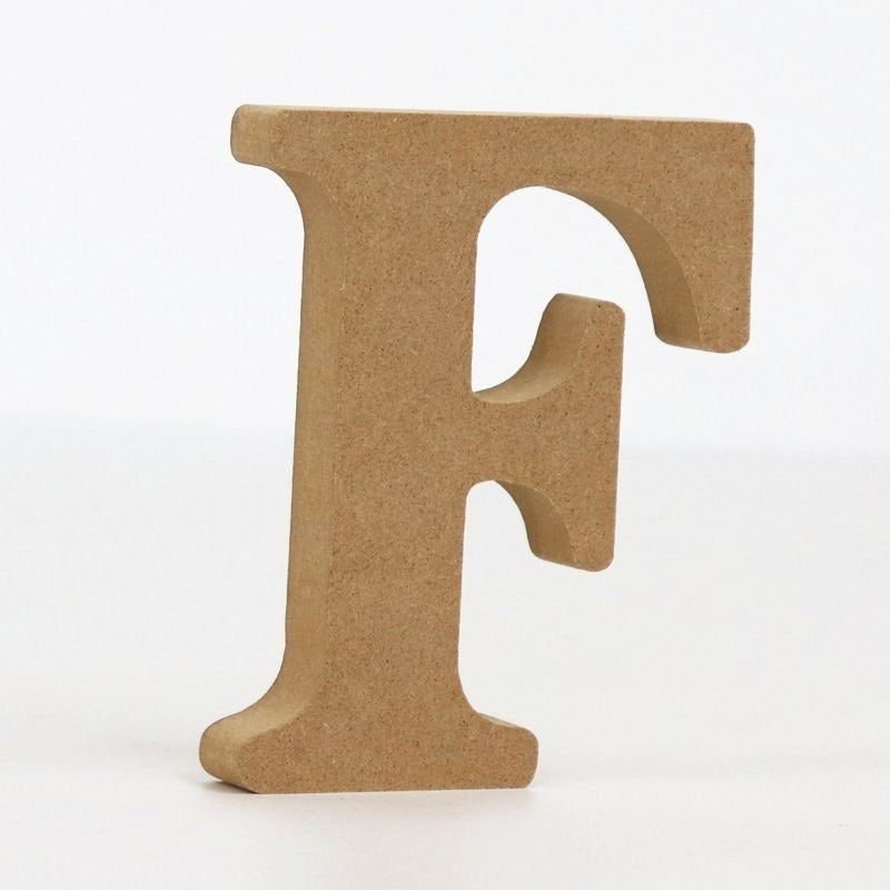 Freestanding Unfinished MDF Wooden Letters for DIY Crafting & Wedding Party Decor