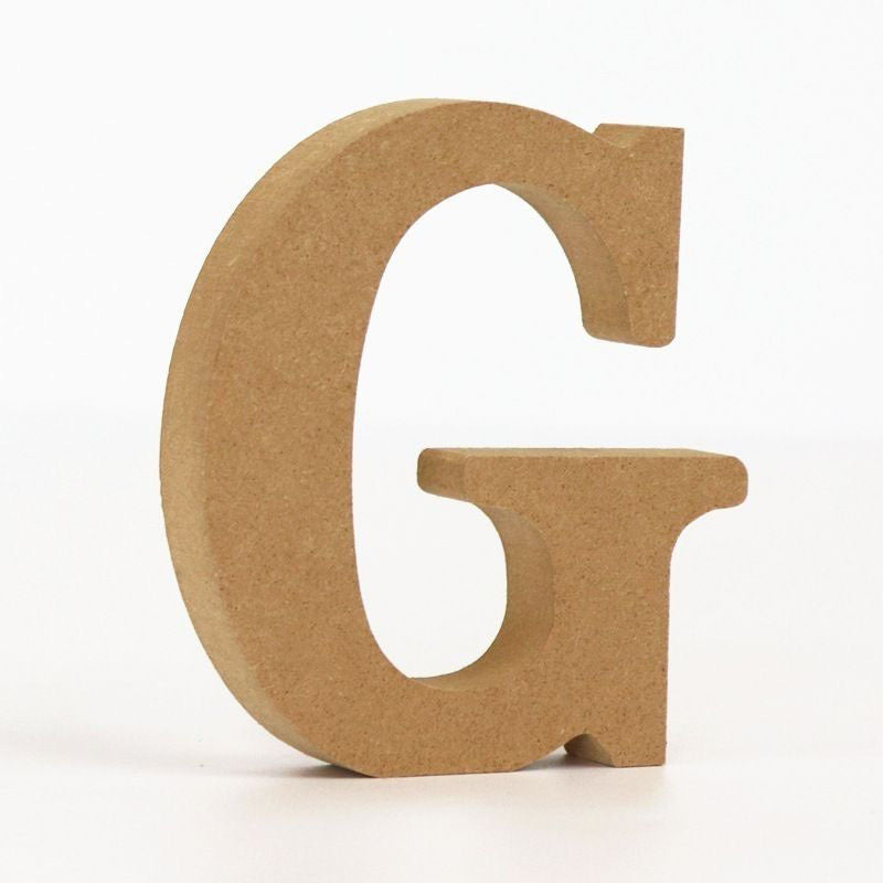Freestanding Unfinished MDF Wooden Letters for DIY Crafting & Wedding Party Decor