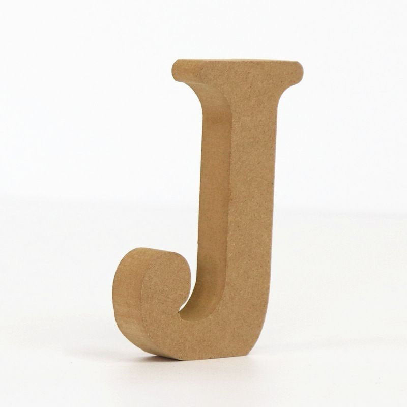 Freestanding Unfinished MDF Wooden Letters for DIY Crafting & Wedding Party Decor