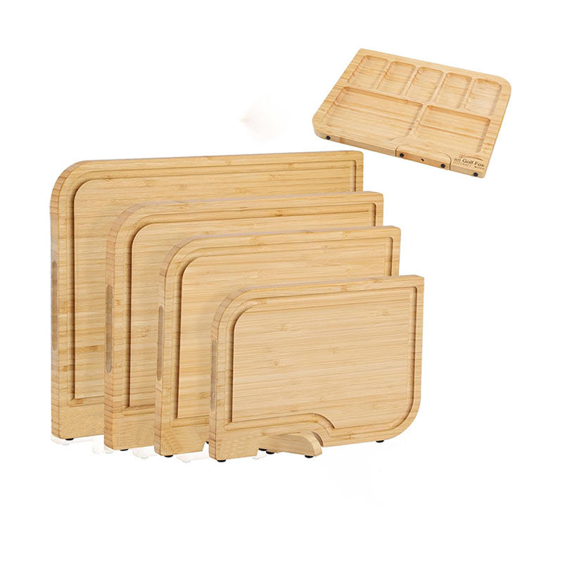 Master Cut ™Artisan Bamboo Chopping Board - 2-in-1 Reversible Serving Platter & Kitchen Cutting Surface - Professional Grade, Knife-Friendly & Easy to Clean