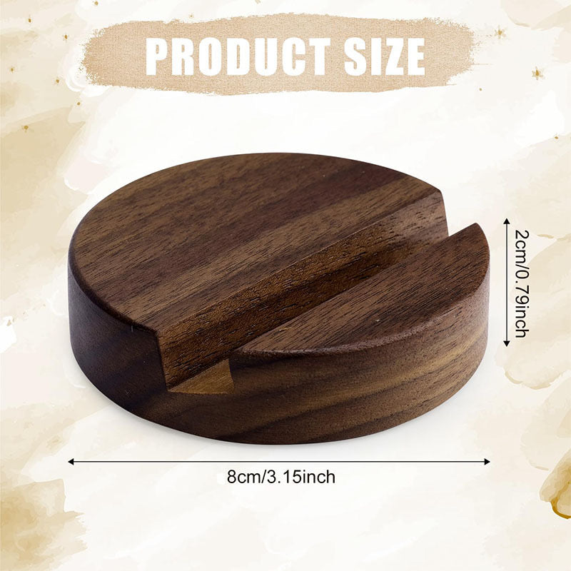Mobile Phone Holder - Natural Hardwood Phone Stand for Desk & Nightstand, Accept Custom Orders