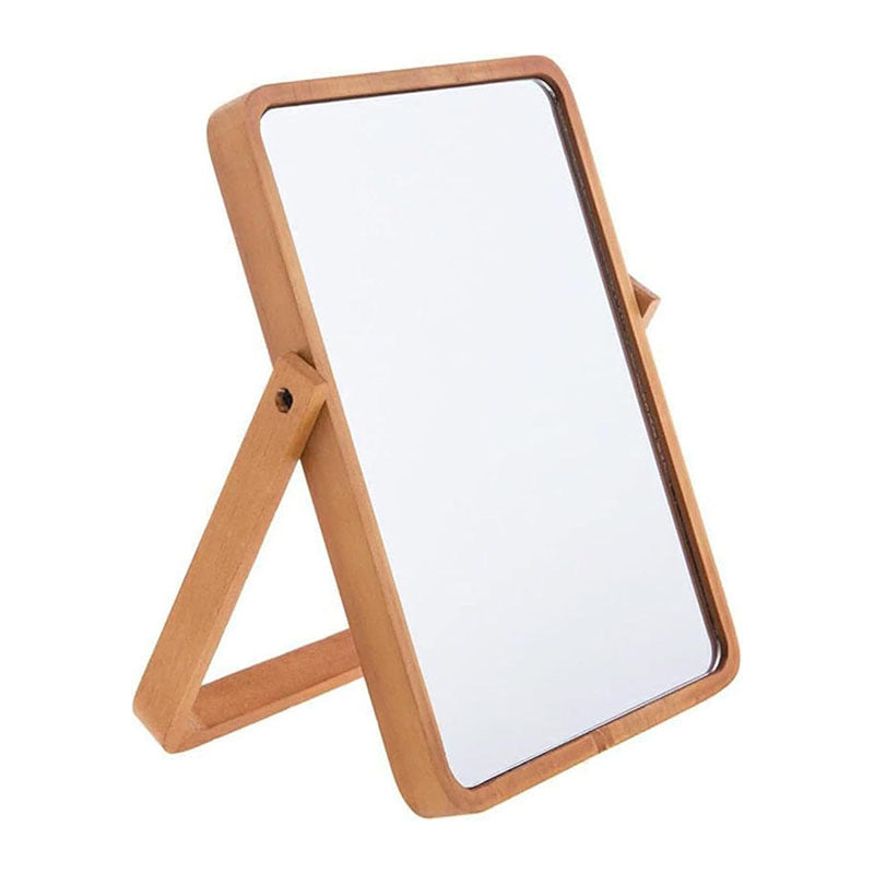 Kids DIY Wooden Hand Mirror Craft Kit - Unfinished Blank Wood Handheld Mirrors for Arts & Crafts - Personalized Creative Birthday Party Activity & Gift