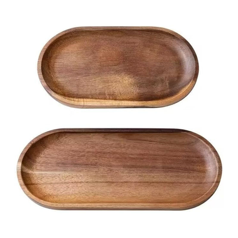 Wholesale Custom Engraved Wooden Valet Tray - Personalized Solid Wood Catch-all Tray for Keys, Jewelry & Desk Organizer - Factory Direct Decorative Serving Tray with Custom Logo