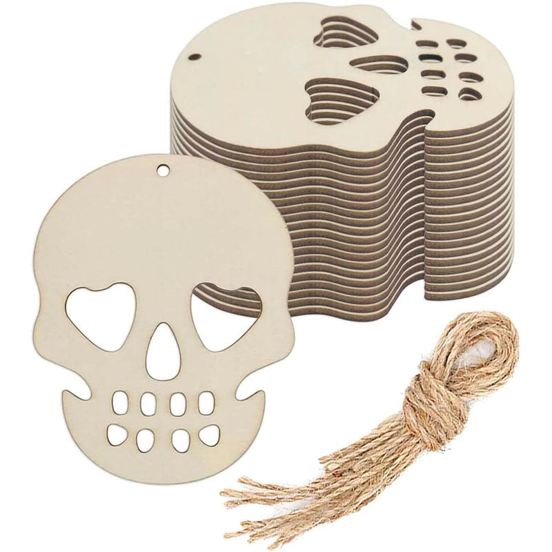 Wholesale Halloween Wooden Decorations - Unfinished DIY Wood Cutouts & Hand-Painted Ornaments - Factory Direct Halloween Party Decor - Bulk Seasonal Wood Crafts