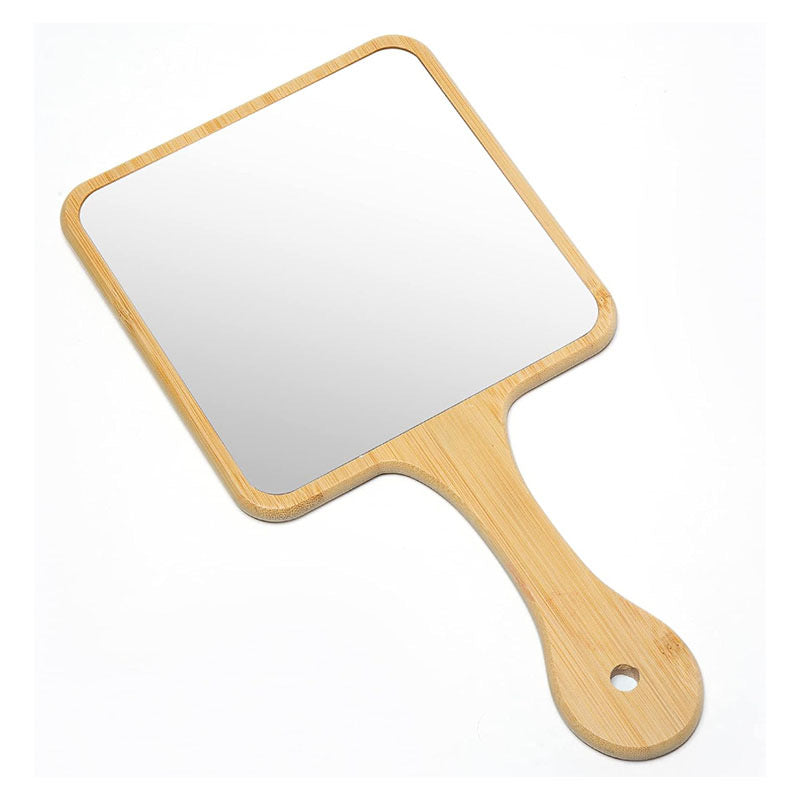 Kids DIY Wooden Hand Mirror Craft Kit - Unfinished Blank Wood Handheld Mirrors for Arts & Crafts - Personalized Creative Birthday Party Activity & Gift