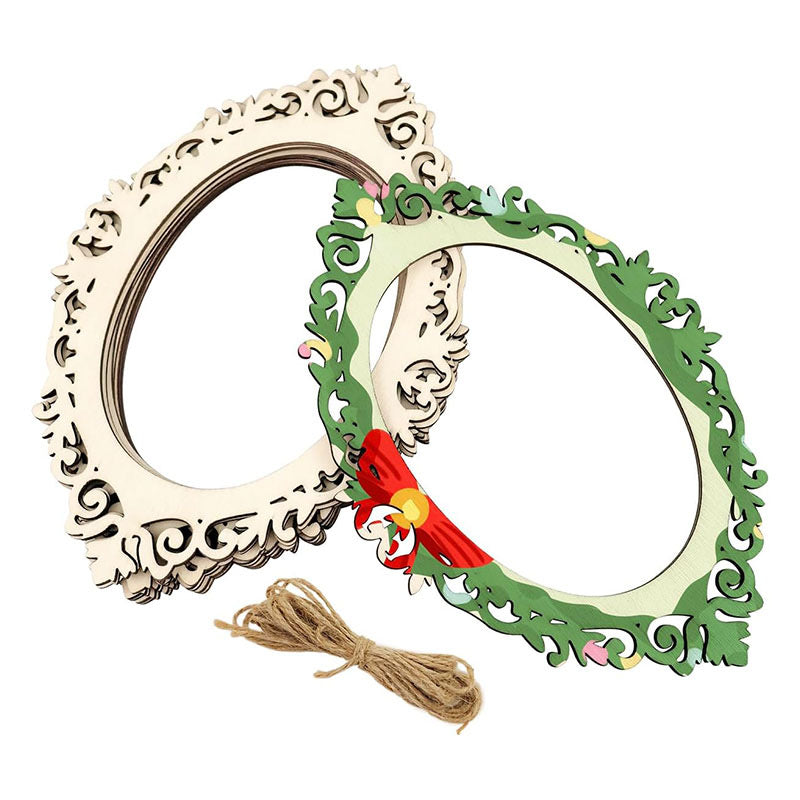 Customizable Wooden Mini Photo Frames for Kids - DIY Paintable Picture Frame Set - Perfect for Birthday Parties & Classroom Activities