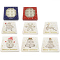 Christmas Chocolate Gift Box with Window & Dividers for Holiday Sweets & Truffles