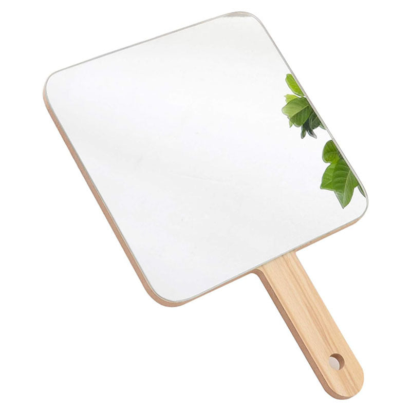 Kids DIY Wooden Hand Mirror Craft Kit - Unfinished Blank Wood Handheld Mirrors for Arts & Crafts - Personalized Creative Birthday Party Activity & Gift