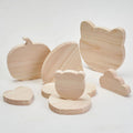 Unfinished Wooden Carvings for DIY Painting - Blank Natural Wood Figures, DIY Arts and Crafts Supplies, Kids Educational Toys, Accept Custom Orders
