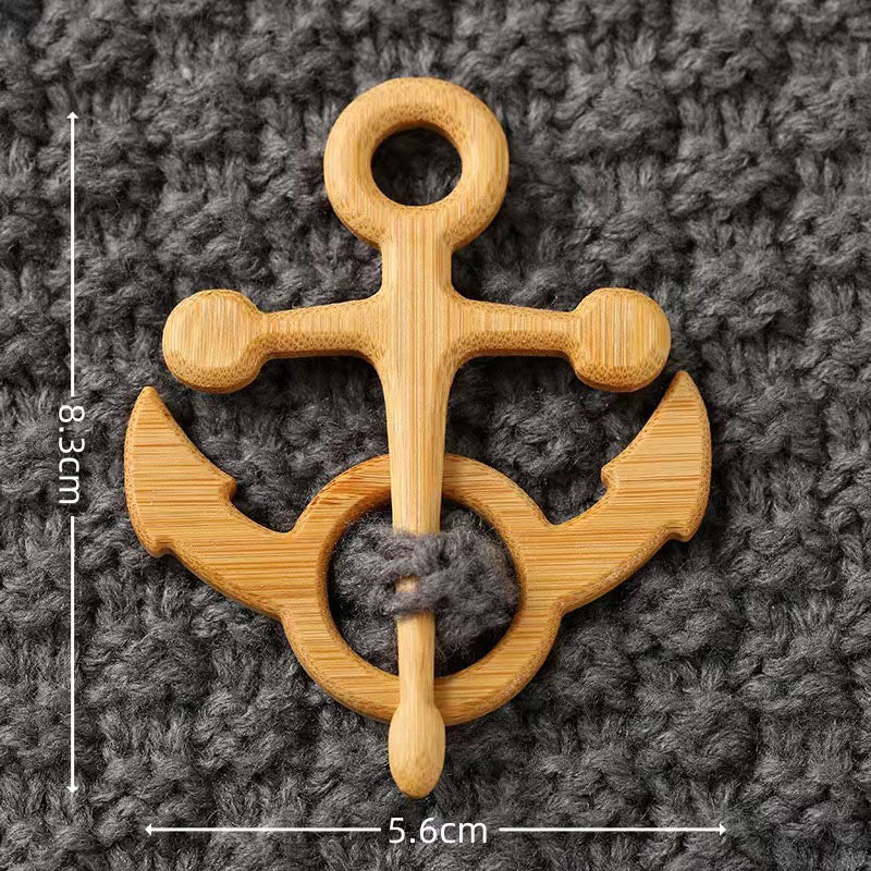 Wooden Brooch Pin for Clothing & Bags - Eco-Friendly Handmade Badge, Natural Wood Lapel Pin - Personalized Jewelry, Accept Custom Orders