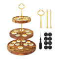 Wholesale Custom Wooden Egg Tray Holder - Solid Wood Deviled Egg Display Stand - Factory Direct Farmhouse Countertop Organizer for Fresh Eggs & Catering
