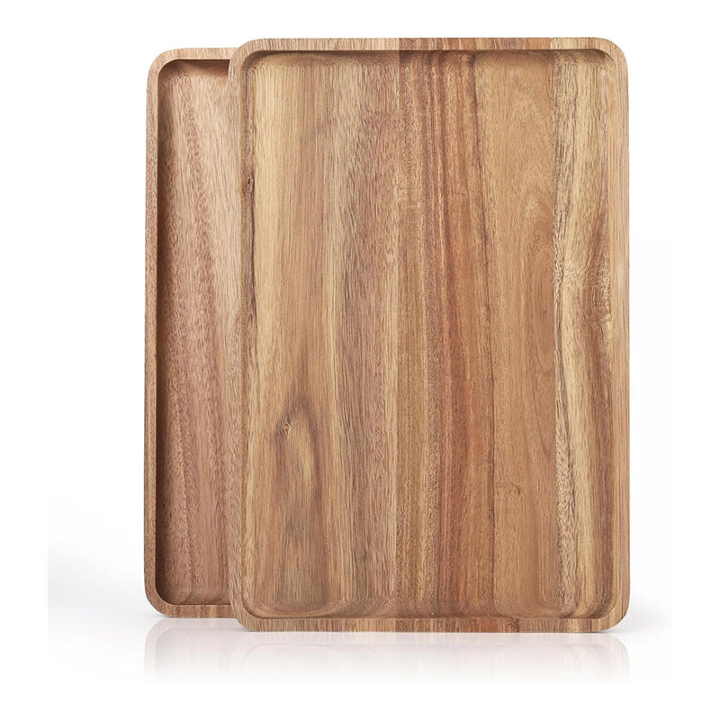 Wholesale Custom Engraved Wooden Valet Tray - Personalized Solid Wood Catch-all Tray for Keys, Jewelry & Desk Organizer - Factory Direct Decorative Serving Tray with Custom Logo