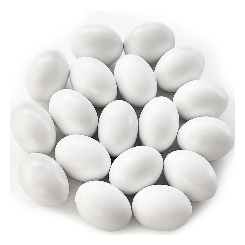 Custom Engraved Wooden Eggs - Personalized Unfinished Faux Eggs for Easter Decor & Sustainable Gift Tags