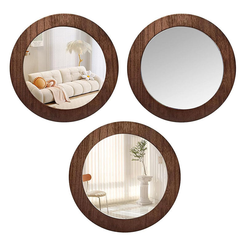 Kids DIY Wooden Hand Mirror Craft Kit - Unfinished Blank Wood Handheld Mirrors for Arts & Crafts - Personalized Creative Birthday Party Activity & Gift