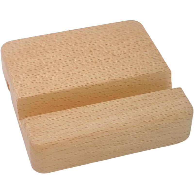Mobile Phone Holder - Natural Hardwood Phone Stand for Desk & Nightstand, Accept Custom Orders