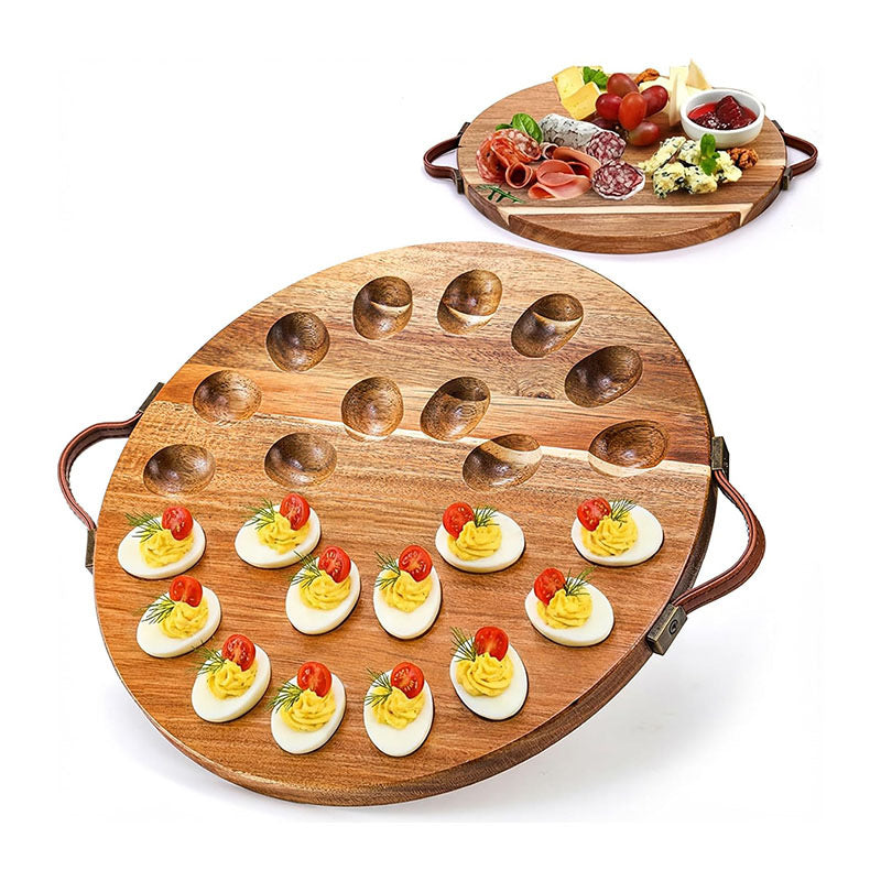 Wholesale Custom Wooden Egg Tray Holder - 12/6 Slot Solid Wood Egg Storage Rack - Factory Direct Farmhouse Kitchen Decor Countertop Organizer