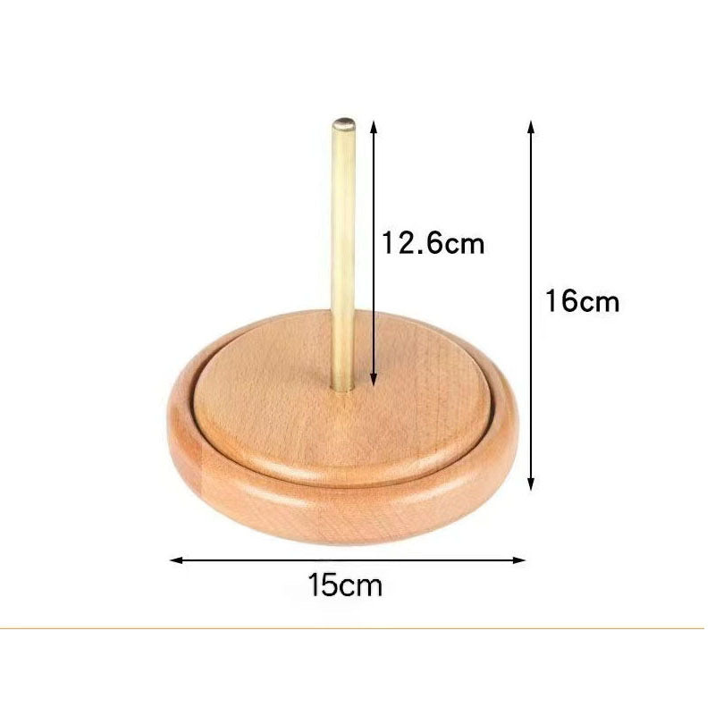 Wooden Yarn Ball Winder & Thread Holder - Rotating Knitting Spool, Crochet Yarn Organizer, Needlework Tool, Accept Custom Orders