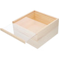 Wooden Storage Box with Clear Acrylic Lid - Natural Wood Display Case for Jewelry, Crafts & Keepsakes, Transparent Top Organizer, Accept Custom Orders