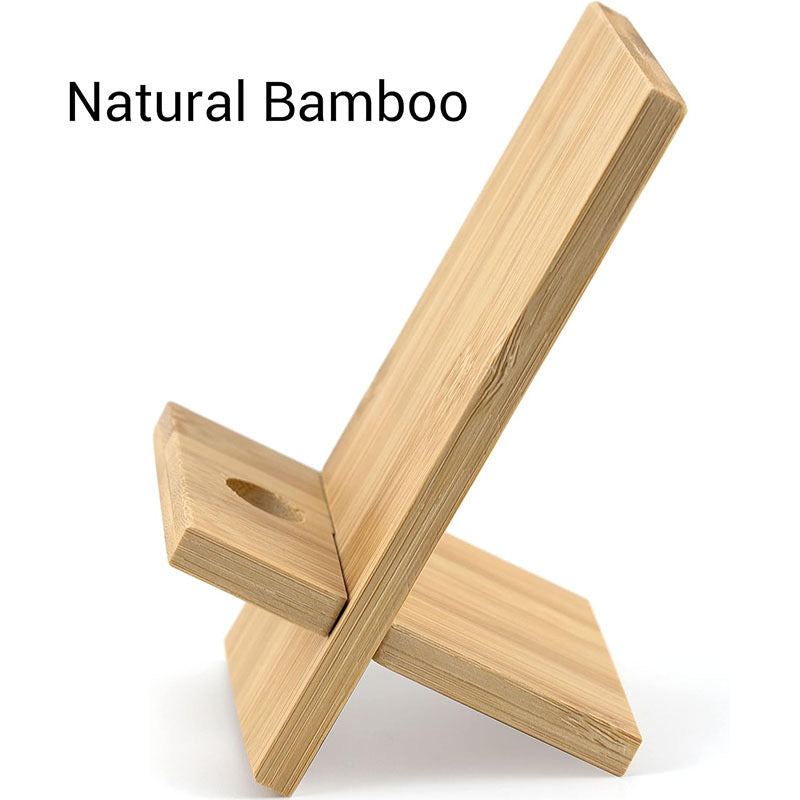 Wooden Phone Stand & Tablet Holder - Universal Desktop Dock for iPad, iPhone, Kindle - Personalized Wood Easel, Accept Custom Orders