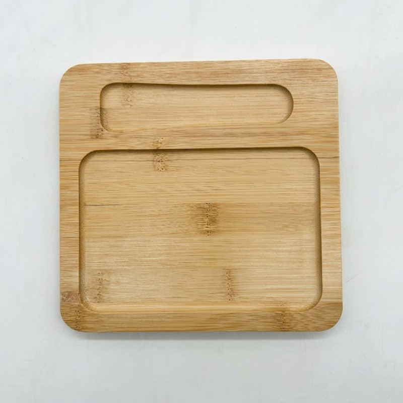 Natural Bamboo Serving Tray - Wooden Storage Plate for Keys, Jewelry & Coffee Table - Personalized Catchall Tray, Accept Custom Orders