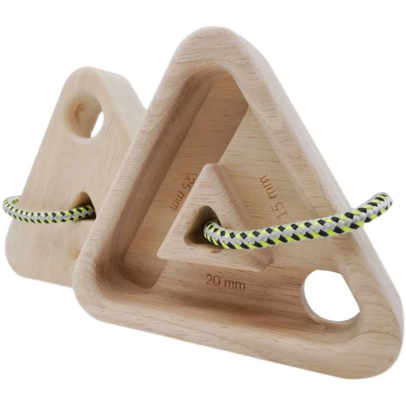 Personalized Wooden Climbing Hangboard - Portable Fingerboard for Grip Strength Training - Custom Engraved Rock Climbing Trainer