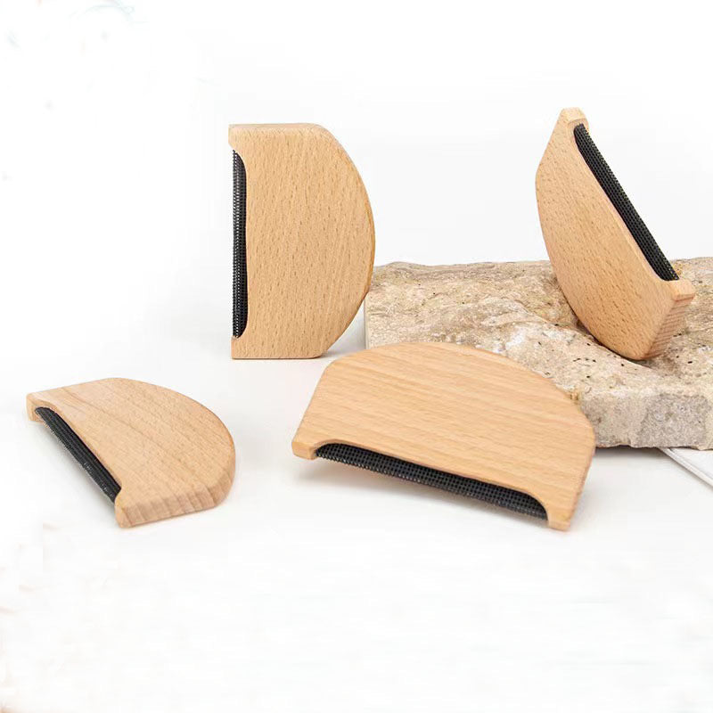 Wooden Pet Grooming Brush for Dogs & Cats - Professional Deshedding Tool, Soft Bristle Slicker Brush - Personalized Wood Handle, Accept Custom Orders