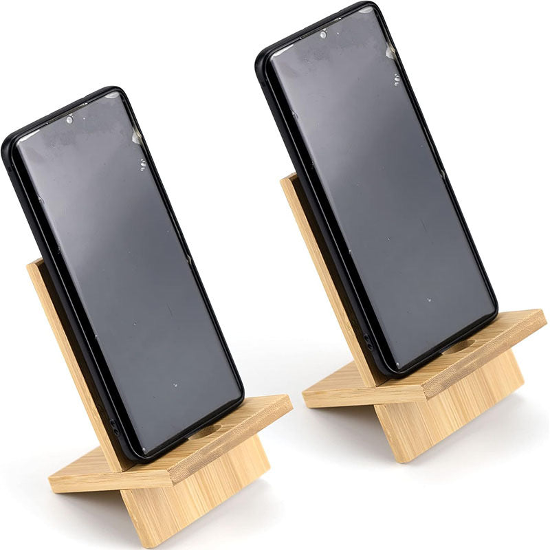 Wooden Phone Stand & Tablet Holder - Universal Desktop Dock for iPad, iPhone, Kindle - Personalized Wood Easel, Accept Custom Orders