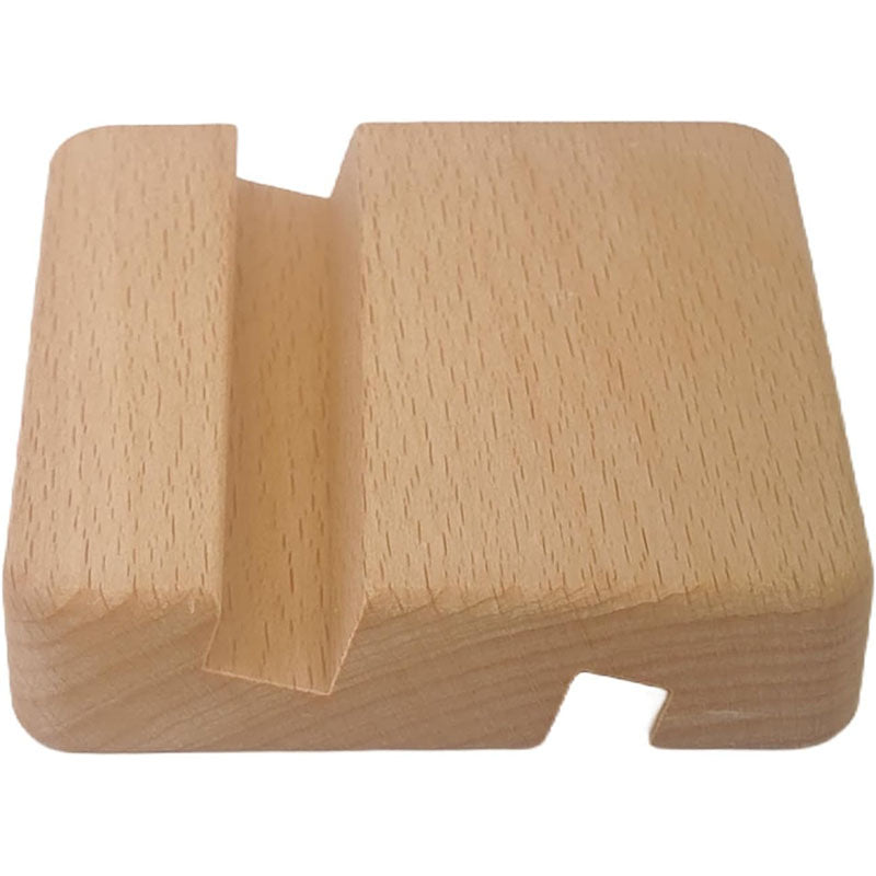 Mobile Phone Holder - Natural Hardwood Phone Stand for Desk & Nightstand, Accept Custom Orders