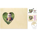 Personalized Heart-Shaped Wooden Photo Frame - Custom Engraved Picture Frame for Mom & Kids, Unique Mother’s Day Gift, Desktop Wood Decor, Accept Custom Orders