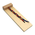 Personalized Kids' Braiding Trainer - Handcrafted Wooden Rope Weaving Board - Custom Educational Gift