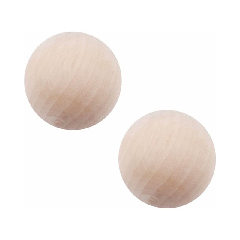 Personalized Wood Ball Lid for Fragrance & Decanters - Natural Unfinished Wooden Spheres for Crafts - High-Quality Custom Sized Wood Balls Factory
